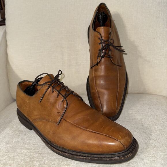 Vtg Allen Edmonds Concord Men\'s Walnut Tan Bicycle Toe Lace Up Men\'s 10.5D main image 11